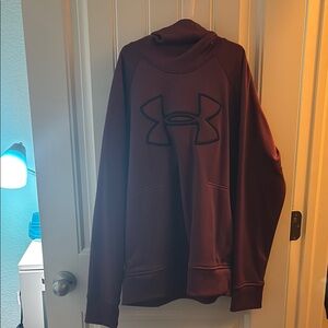 Under Armour Red Hoodie Athletic Fit Long Sleeves